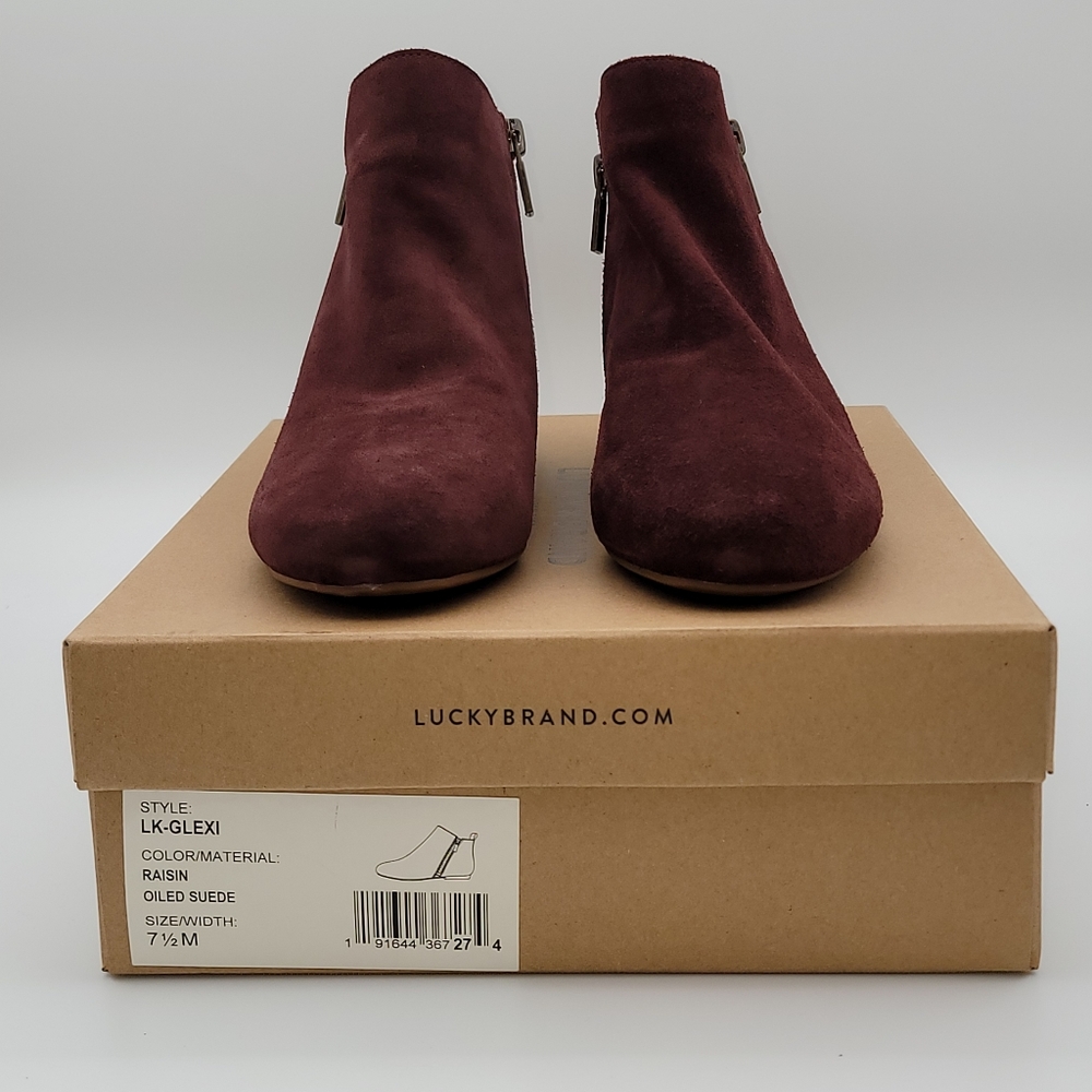 Lucky Brand LK-Glexi Raisin Suede 7 1/2